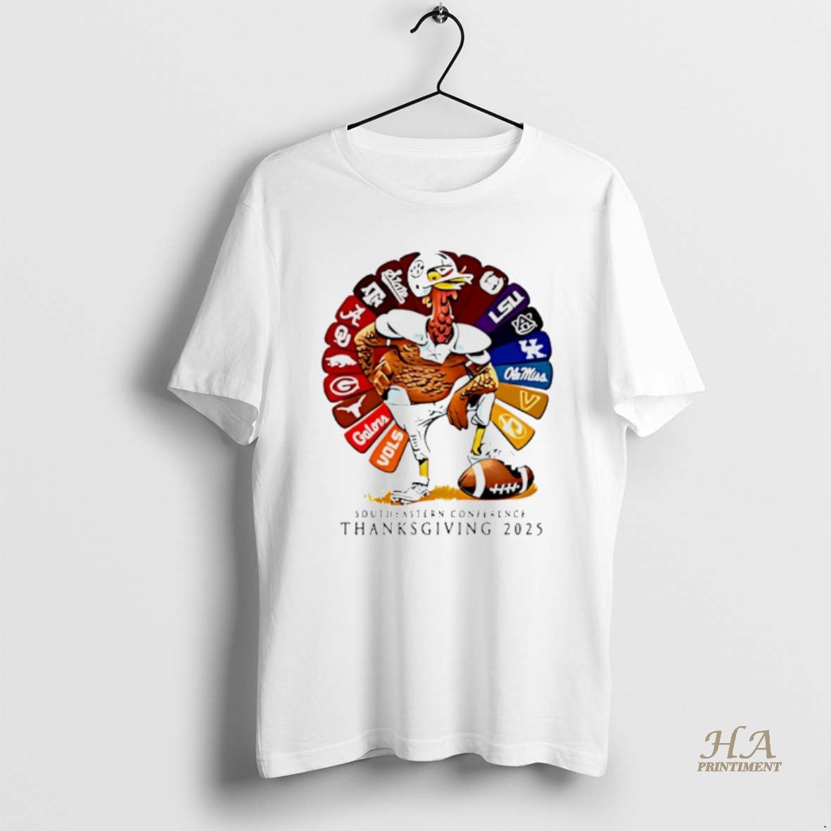 Official Southeastern Conference Thanksgiving 2025 Turkey Sport Teams T-Shirts, Hoodie, Sweatshirt | InkNestWear.com
