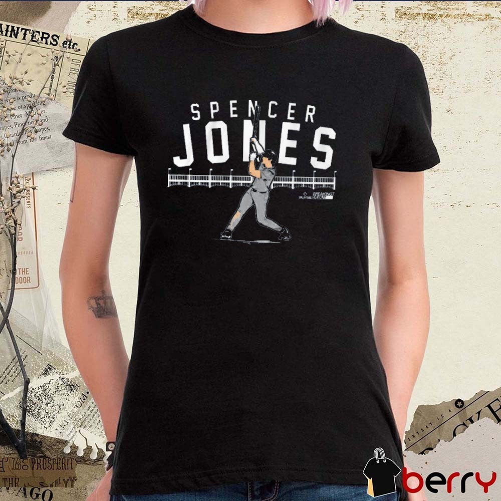 Spencer Jones Slugger Swing New York Yankees Baseball Graphic t-shirt