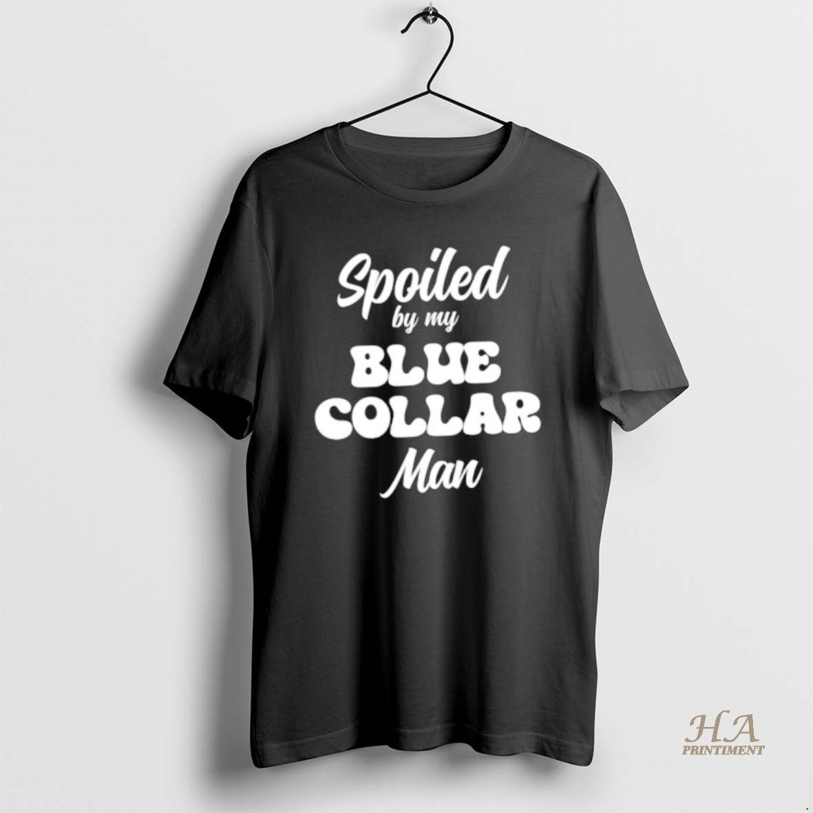 Official Spoiled By My Blue Collar Man T-Shirts, Hoodie, Sweatshirt | InkNestWear.com