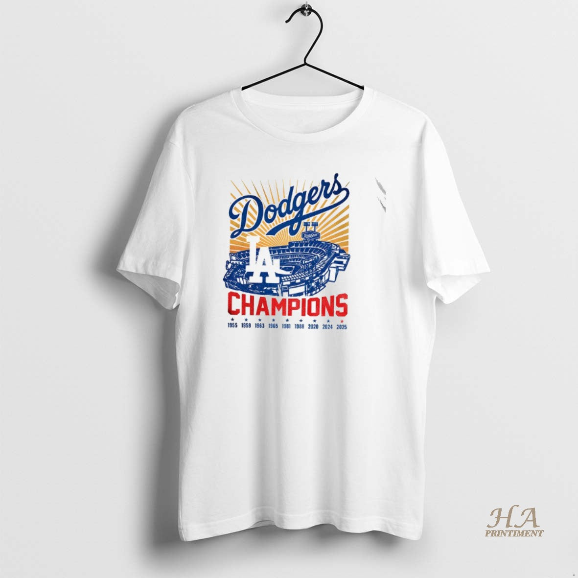 Official Stadium 2025 Los Angeles Dodgers Baseball World Series Champion 1955 2025 T-Shirts, Hoodie, Sweatshirt