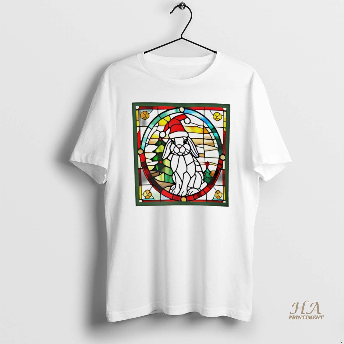 Official Stained Glass Hohoho 2 Christmas White T-Shirts, Hoodie, Sweatshirt | InkNestWear.com