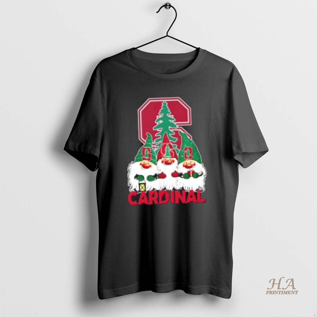 Official Stanford Cardinal X Gnomes Xmas Christmas T-Shirts, Hoodie, Sweatshirt | InkNestWear.com