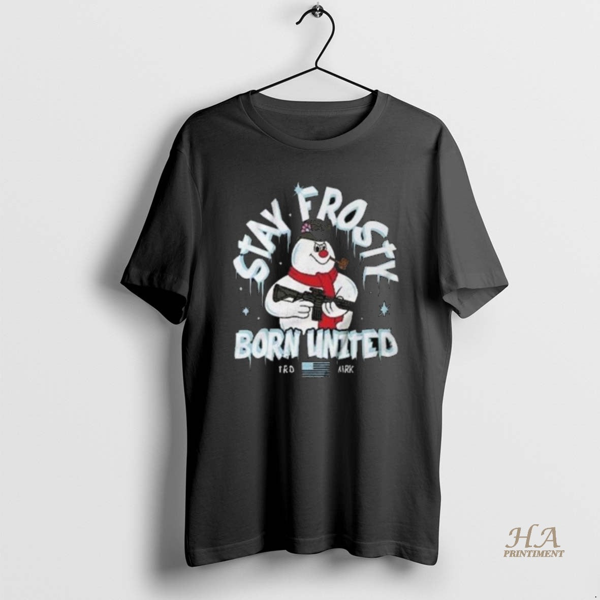 Official Stay Frosty Born United Holiday Long Sleve T-Shirts, Hoodie, Sweatshirt | InkNestWear.com