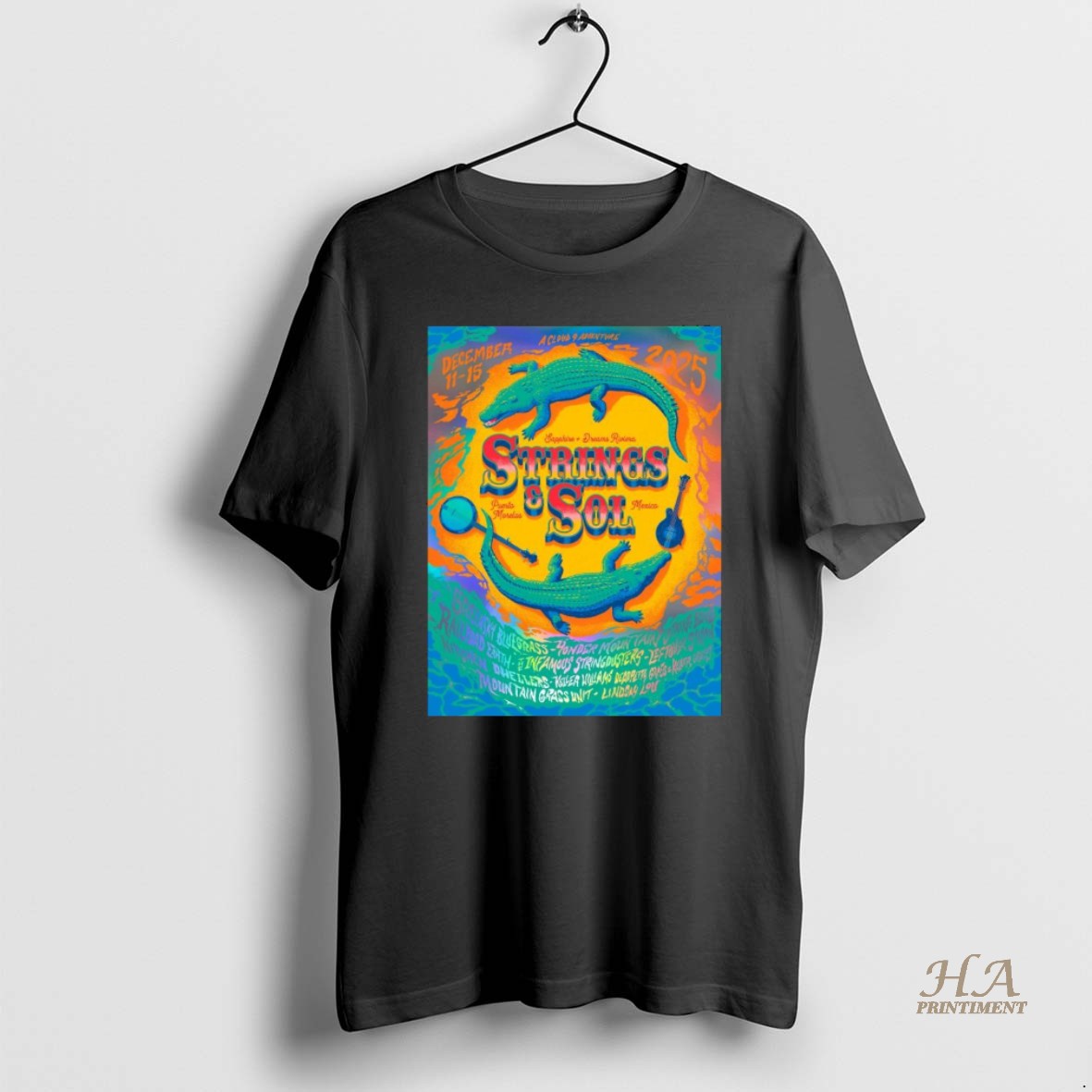 Official Strings Sol Puerto Morelos Mexico Event December 11 15 2025 T-Shirts, Hoodie, Sweatshirt | InkNestWear.com
