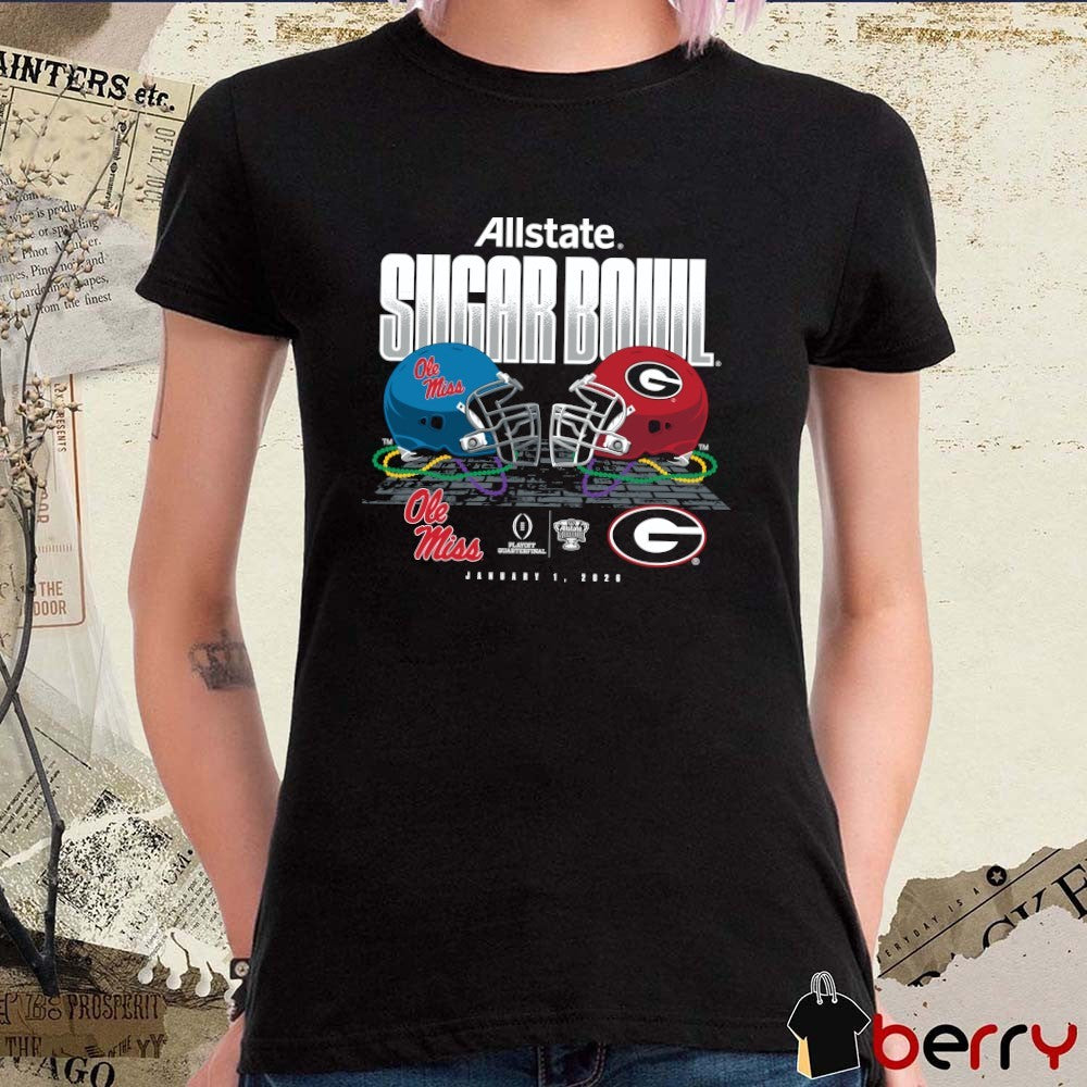 Sugar Bowl All State Ole Miss Rebels Vs Georgia Bulldogs Head to Head January 1, 2026 t-shirt