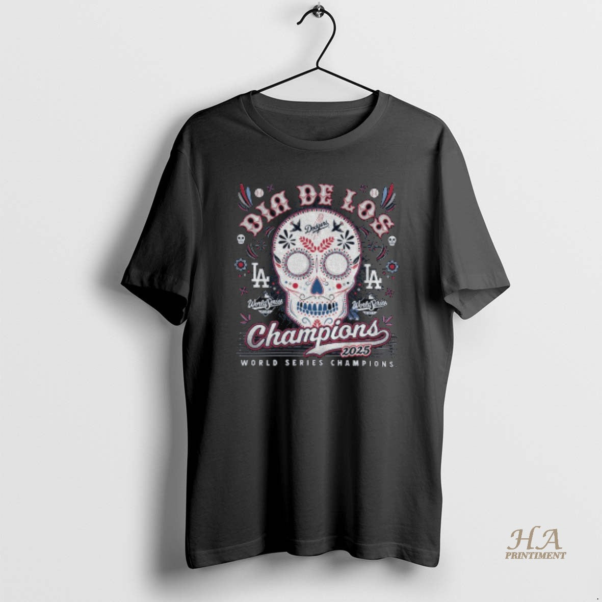 Official Sugar Skull Dia De Los Champions Los Angeles Dodgers 2025 World Champions T-Shirts, Hoodie, Sweatshirt