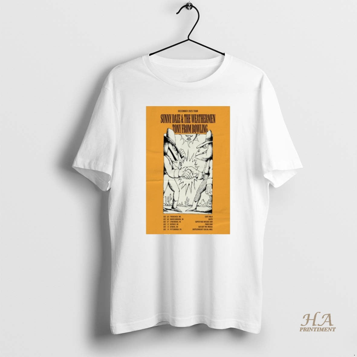 Official Sunny Daze The Weathermen December 2025 Tour T-Shirts, Hoodie, Sweatshirt | InkNestWear.com