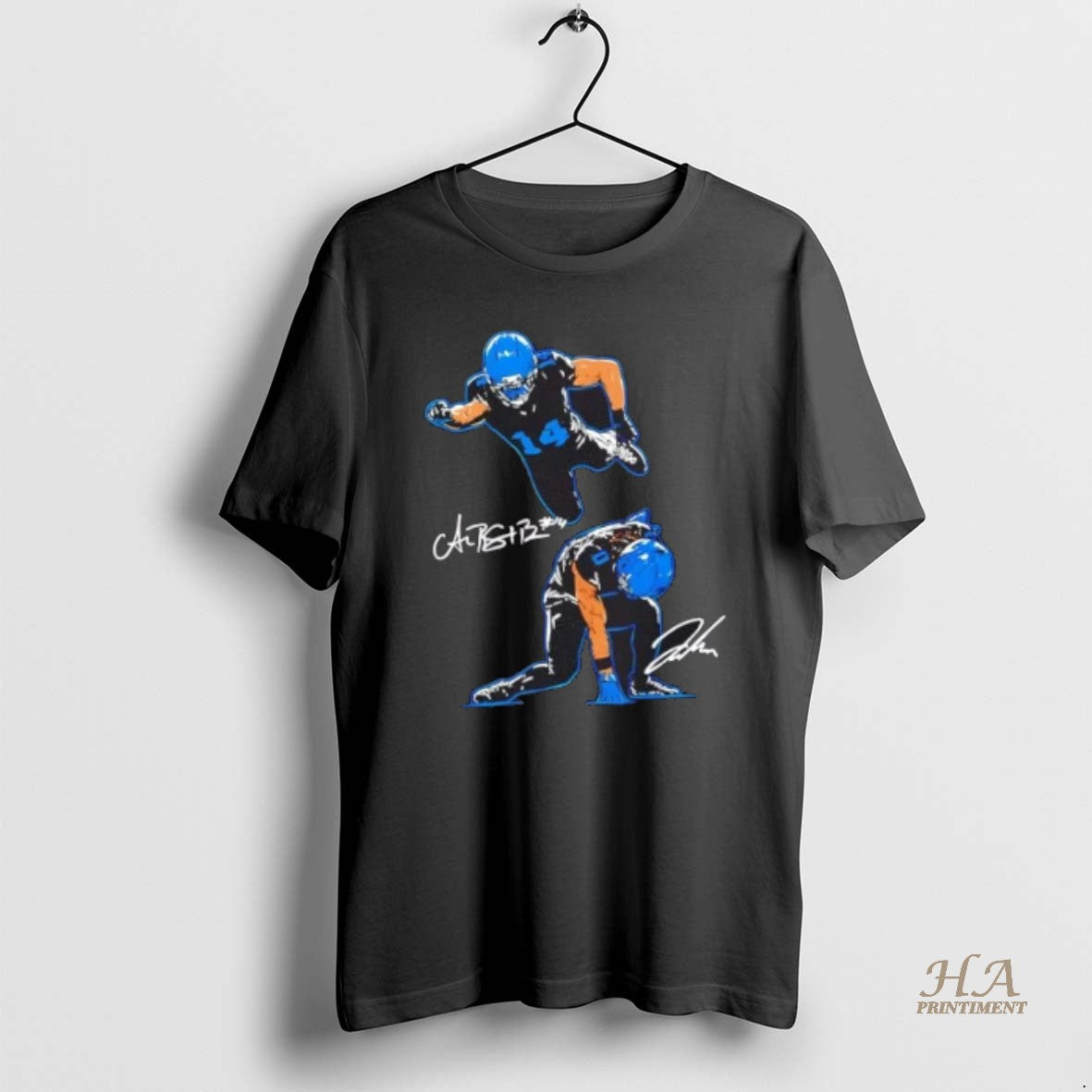 Official Superbrown And Spidergibbs Detroit Lions Logo 2 Sided T-Shirts, Hoodie, Sweatshirt | InkNestWear.com