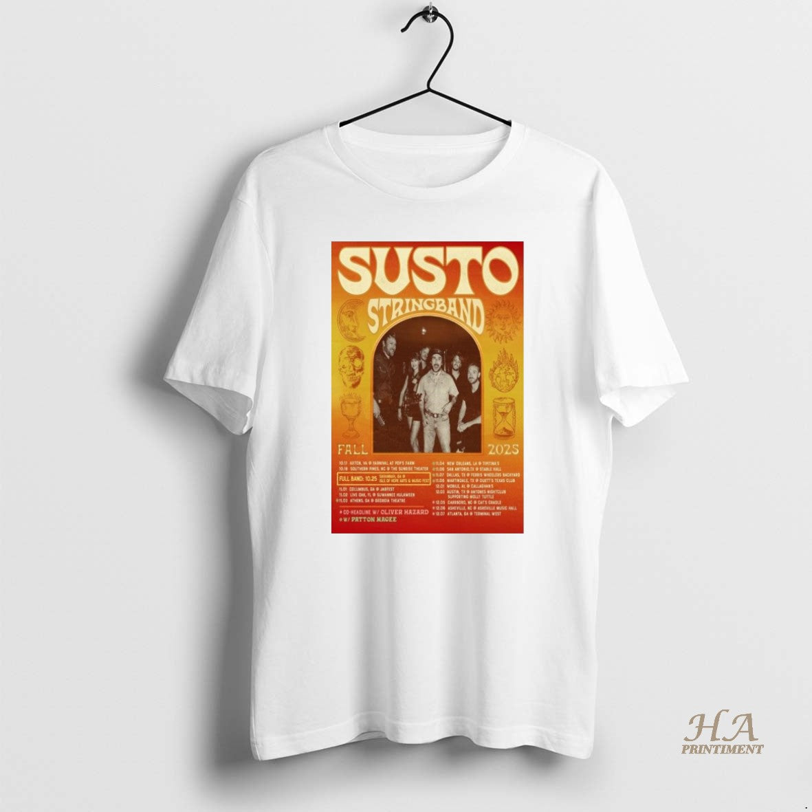 Official Susto Stringband Fall Tour 2025 T-Shirts, Hoodie, Sweatshirt | InkNestWear.com