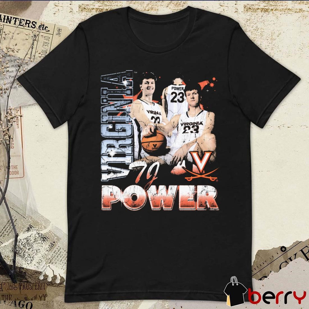 TJ Power Virginia Cavaliers Pepper 90s Graphic t-shirt