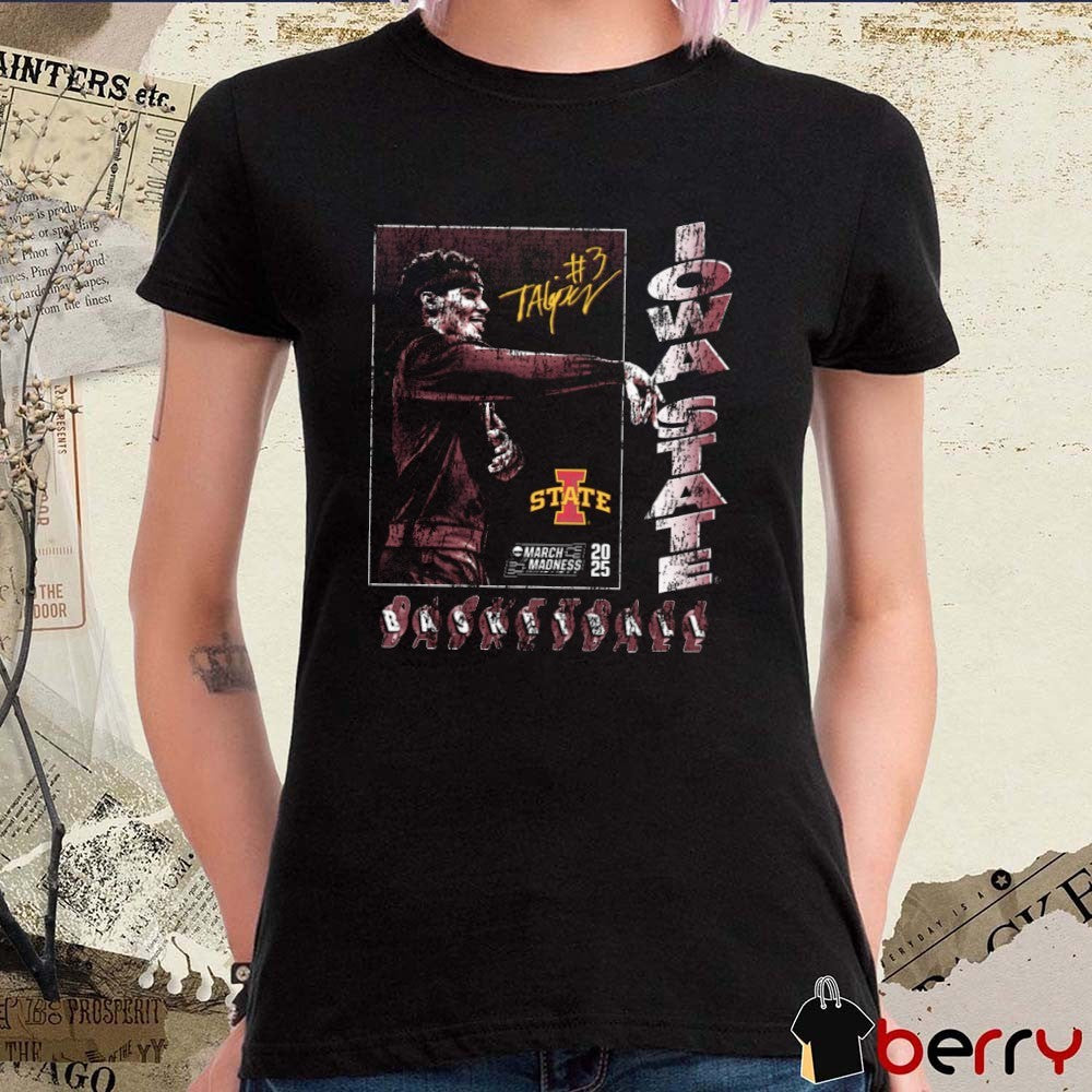 Tamin Lipsey Throwback Iowa State Cyclones Basketball NCAA Big 12 Conference March Madness Signature Graphic t-shirt