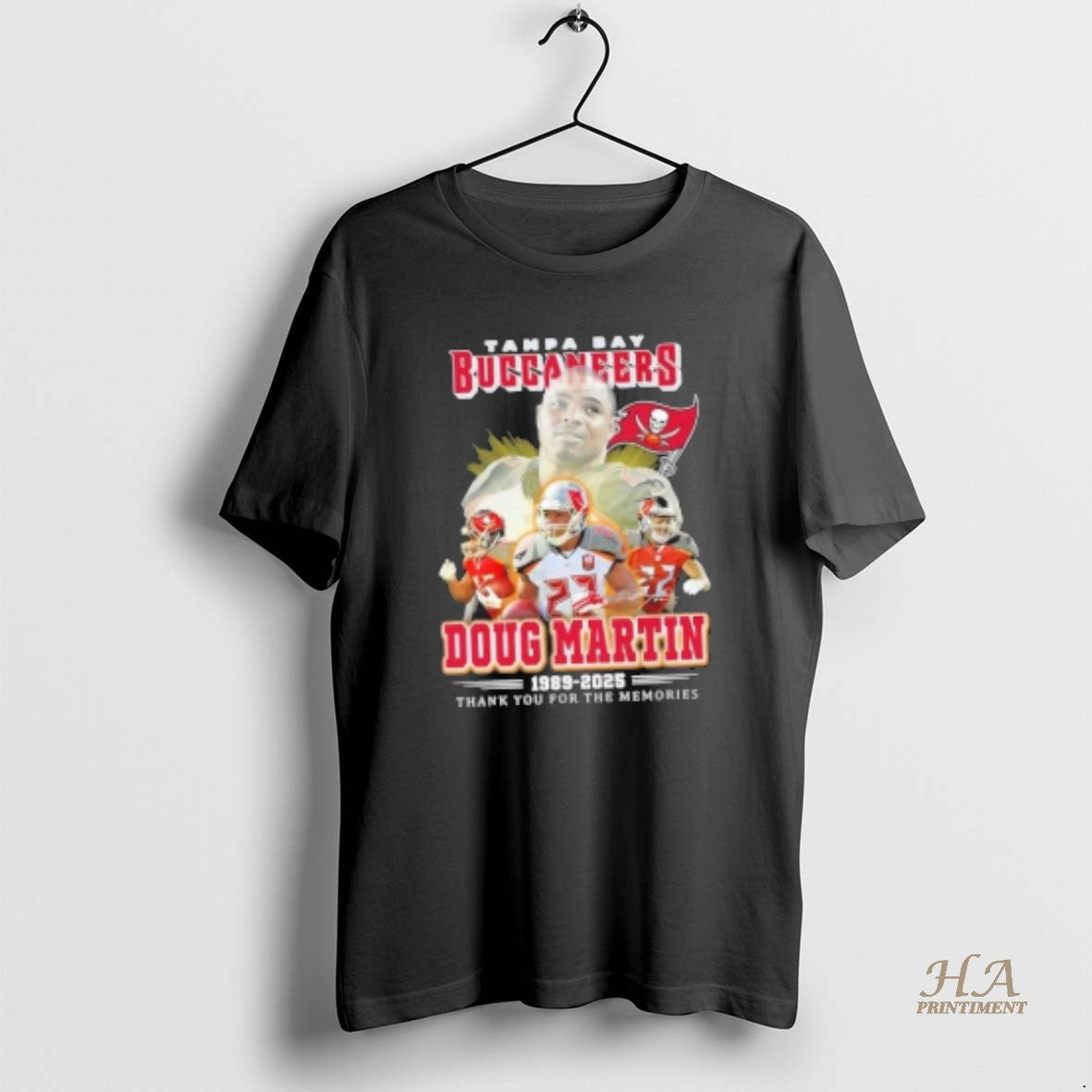 Official Tampa Bay Buccaneers Doug Martin 1989 2025 Thank You For The Memories T-Shirts, Hoodie, Sweatshirt | InkNestWear.com