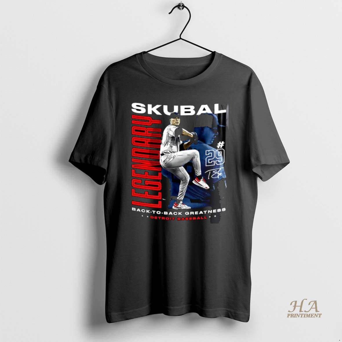 Official Tarik Skubal Detroit Tigers Baseball Back To Back Greatness Legendary Signature T-Shirts, Hoodie, Sweatshirt
