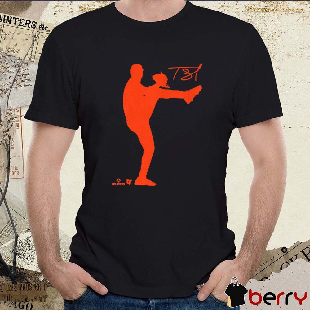 Tarik Skubal Silhouette Detroit Tigers MLB Baseball Signature t-shirt