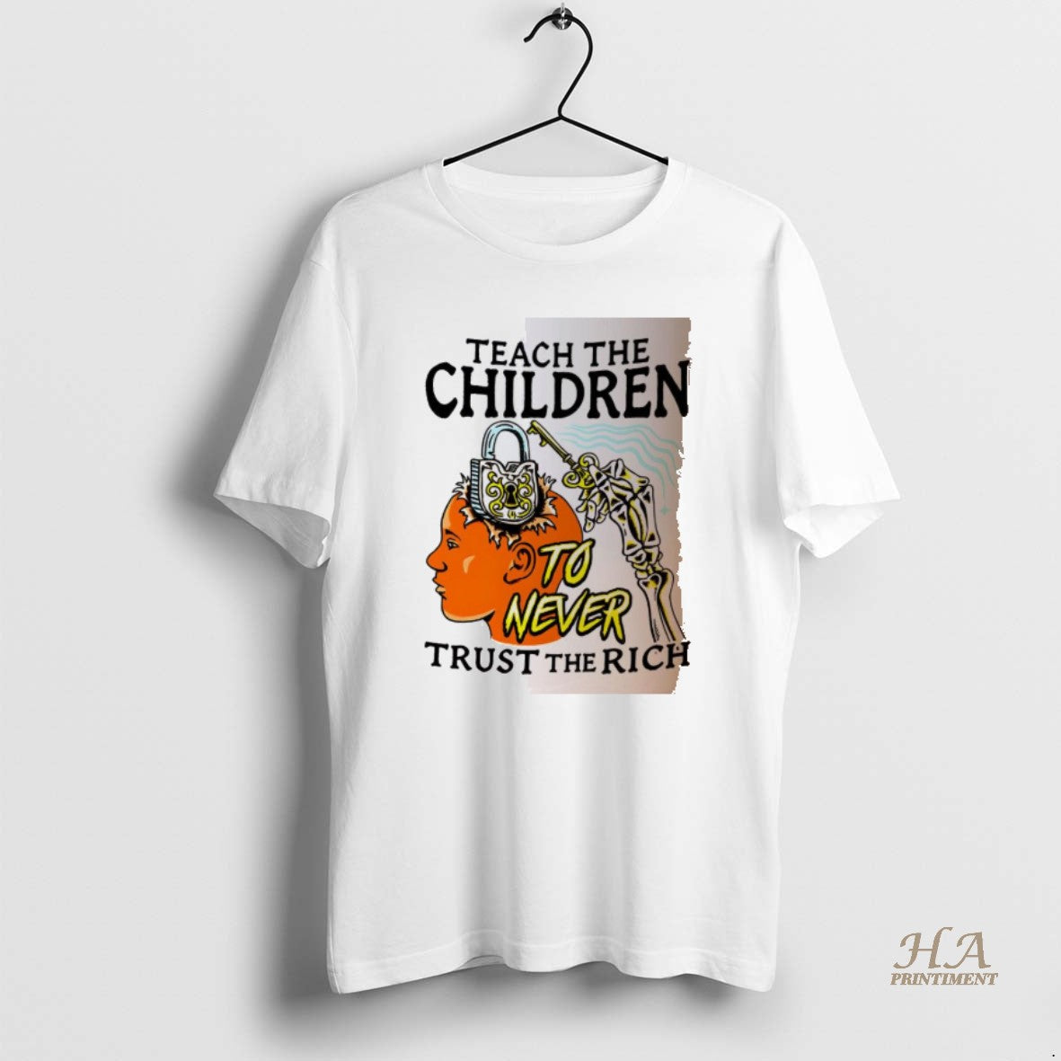 Official Teach The Children To Never Trust The Rich Keys And Locks T-Shirts, Hoodie, Sweatshirt | InkNestWear.com