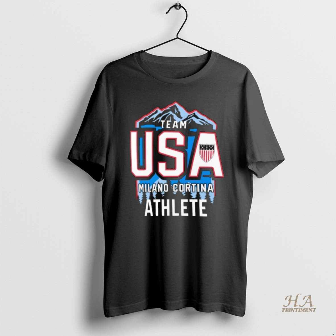 Official Team Usa Milano Cortina Athlete 2026 Winter Olympics Logo T-Shirts, Hoodie, Sweatshirt | InkNestWear.com