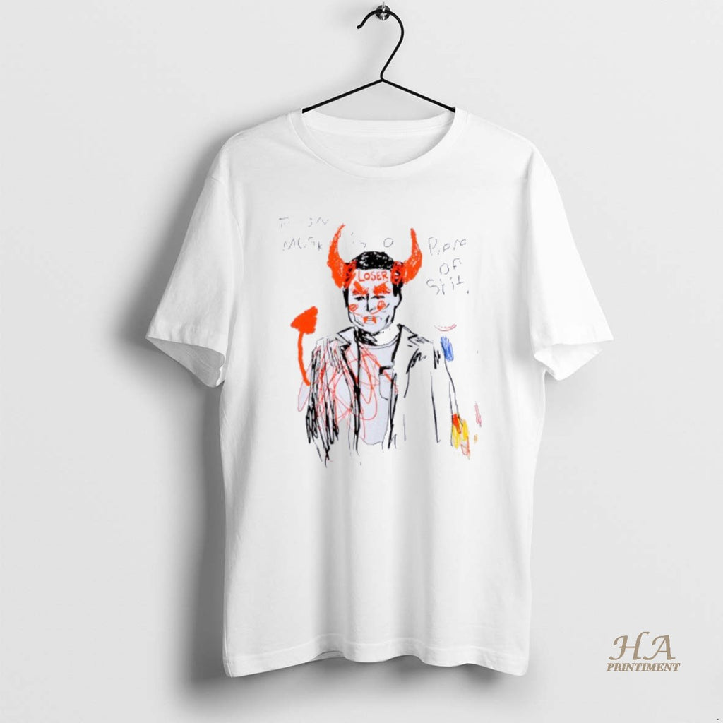 Official Teddy Fresh Elon Musk Is A Piece Of Sht T-Shirts, Hoodie, Sweatshirt | InkNestWear.com