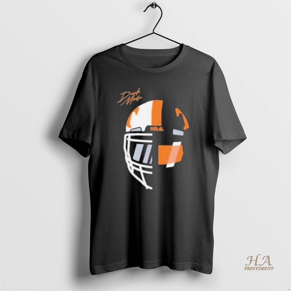 Official Tennessee Dark Mode Split Helmet T-Shirts, Hoodie, Sweatshirt | InkNestWear.com