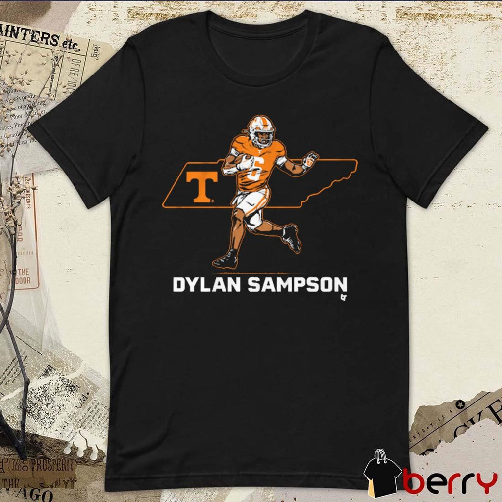 Tennessee Volunteers Football Dylan Sampson State Star NCAA t-shirt