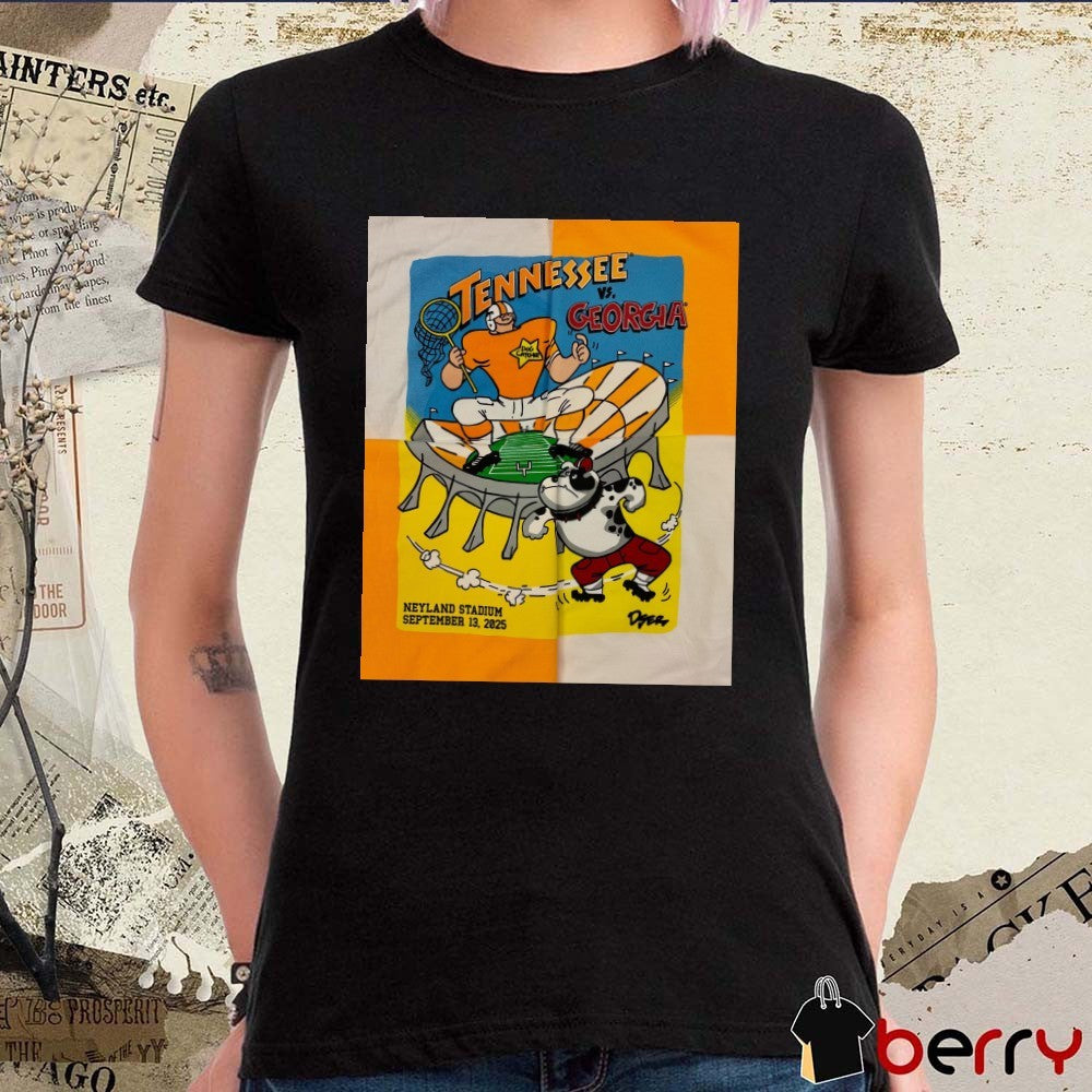 Tennessee Volunteers Vs Georgia Bulldogs September 13, 2025 at Neyland Stadium Poster t-shirt