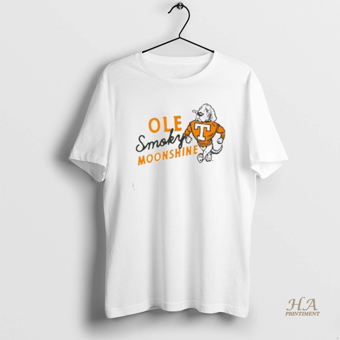 Official Tennessee Volunteers Football Ole Smoky Moonshine Smokey Strutting Mascot T-Shirts, Hoodie, Sweatshirt