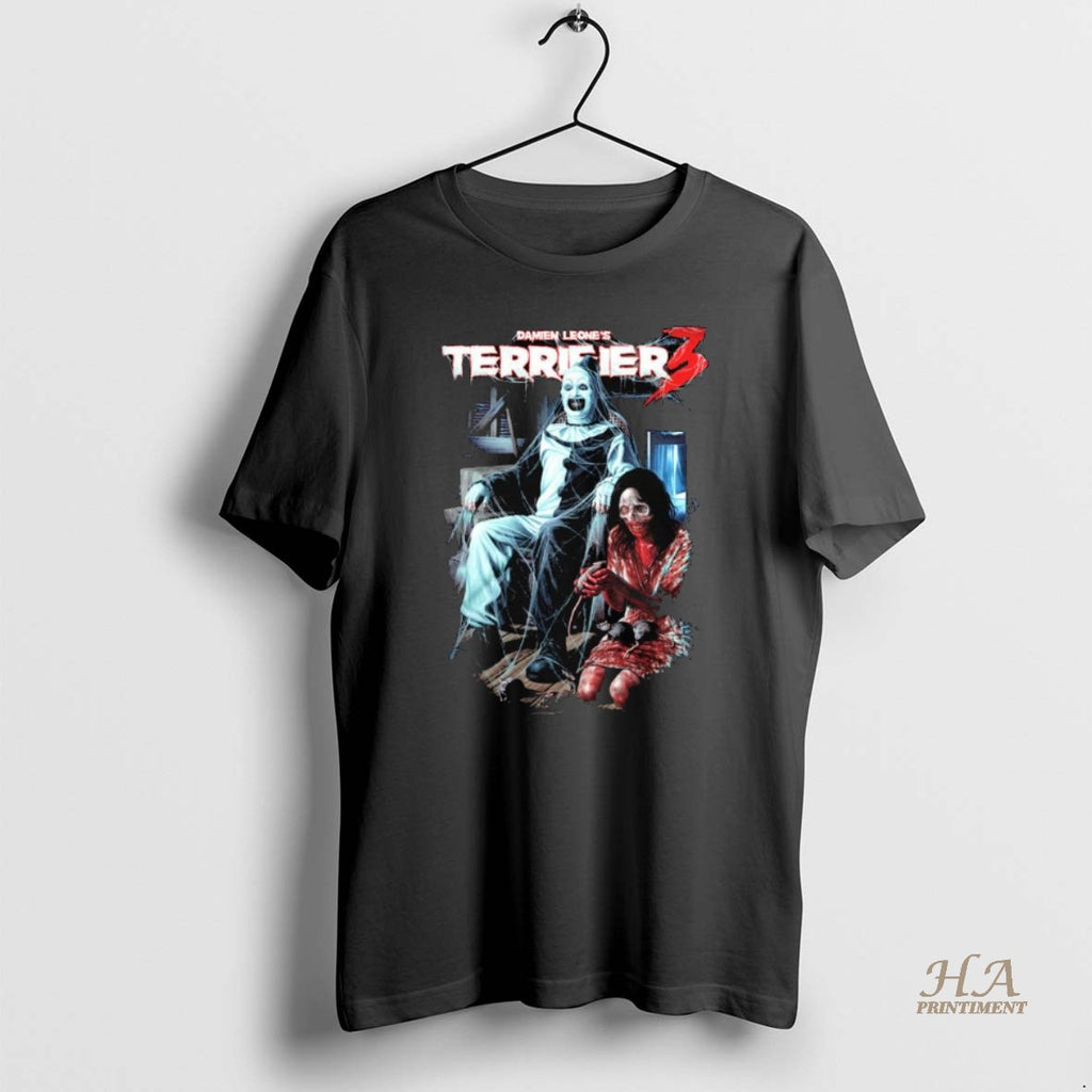 Official Terrifier 3 Terrors In The Attic Long Sleve T-Shirts, Hoodie, Sweatshirt | InkNestWear.com