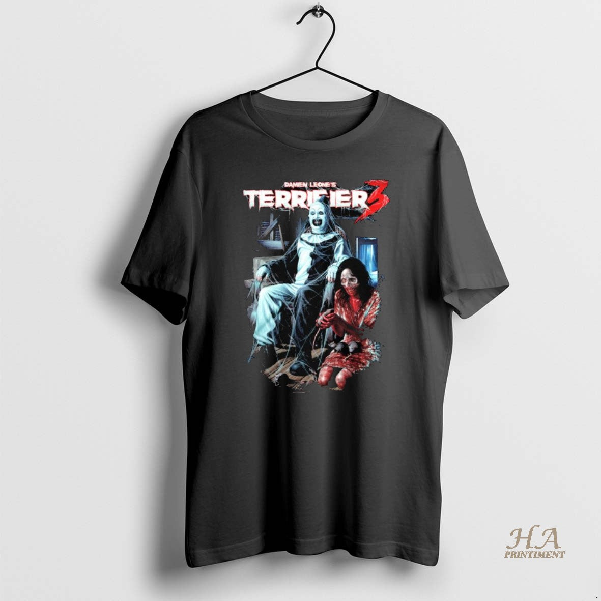 Official Terrifier 3 Terrors In The Attic Long Sleve T-Shirts, Hoodie, Sweatshirt | InkNestWear.com