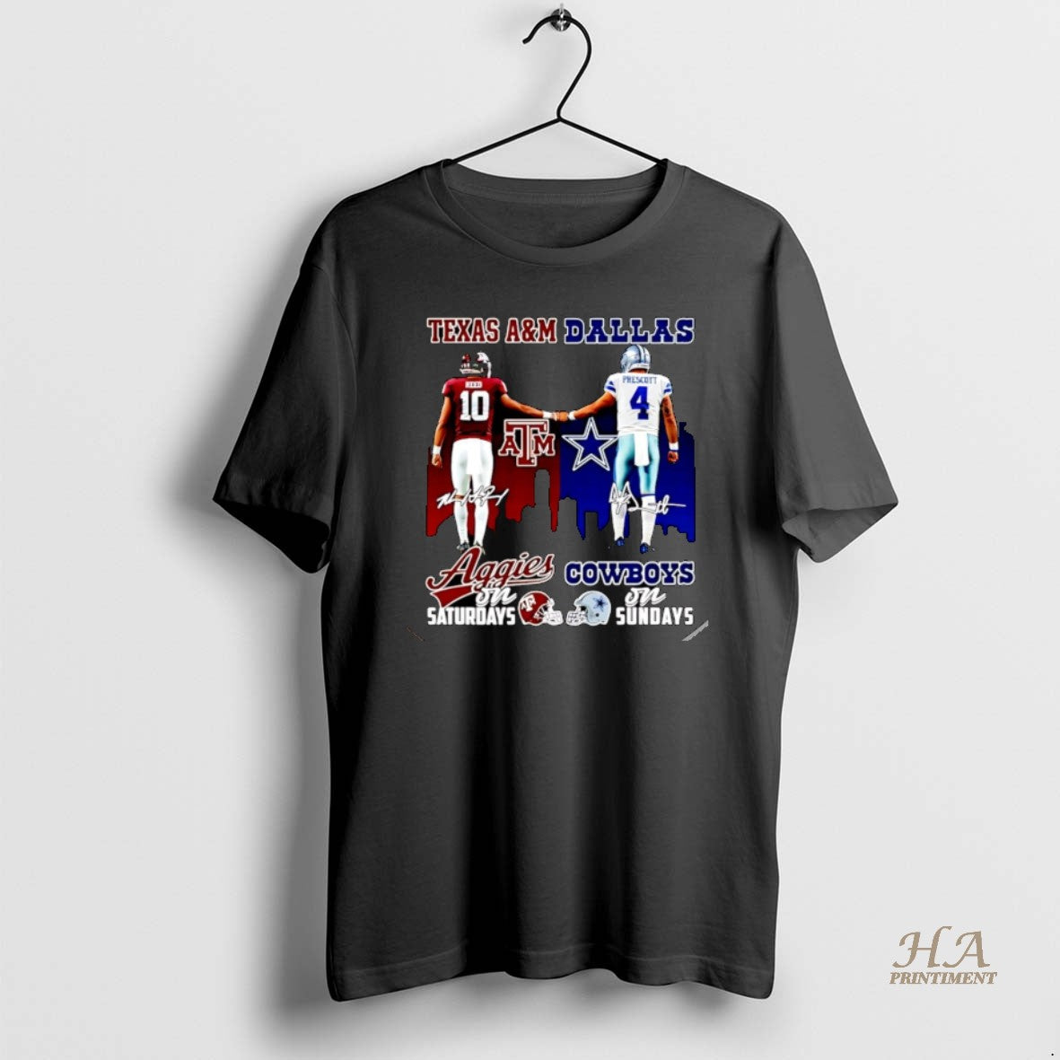 Official Texas Am Aggie Saturdays Dallas Cowboys Dak Prescott Sundays T-Shirts, Hoodie, Sweatshirt