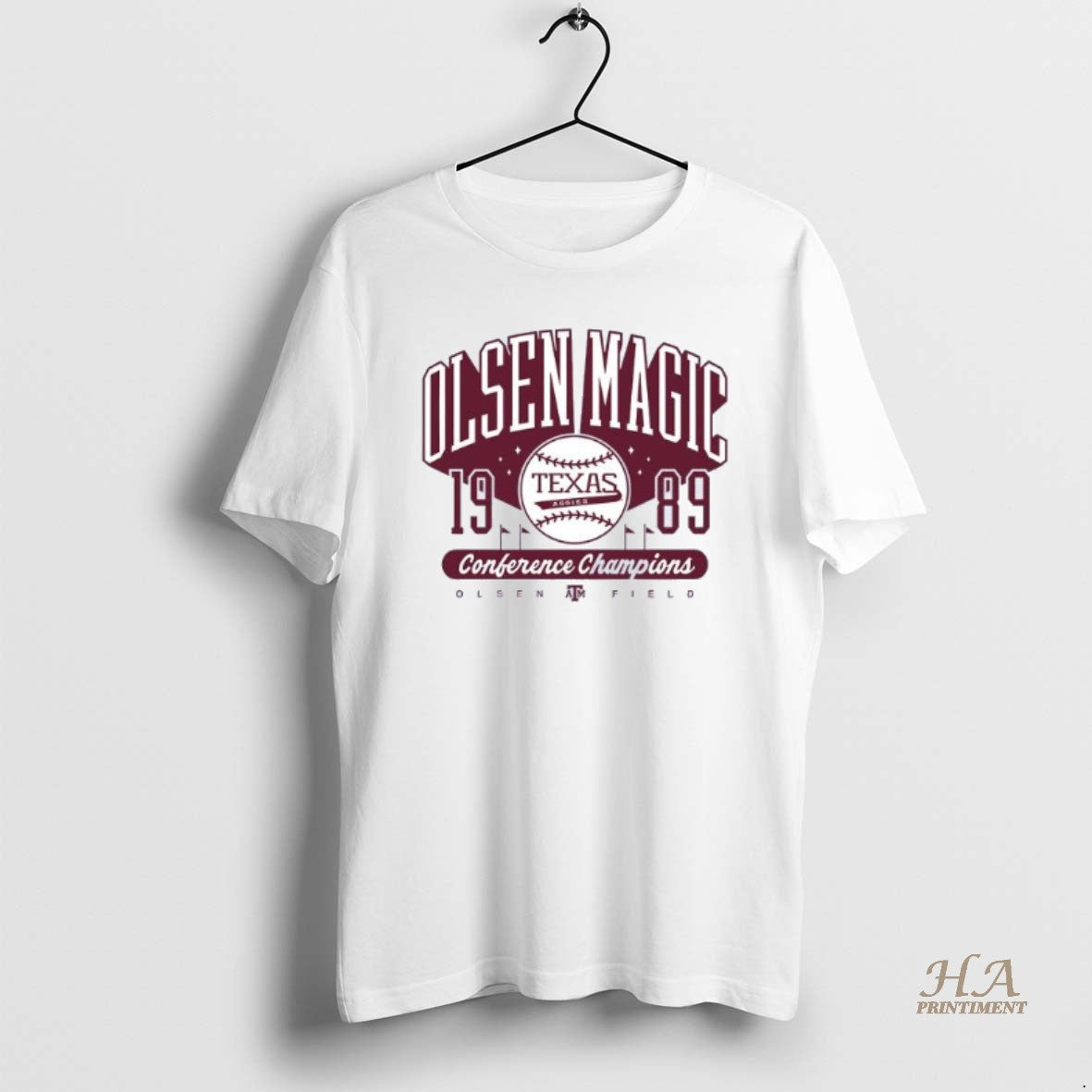 Official Texas Am Aggies Olsen Magic Conference Champions 1989 T-Shirts, Hoodie, Sweatshirt | InkNestWear.com