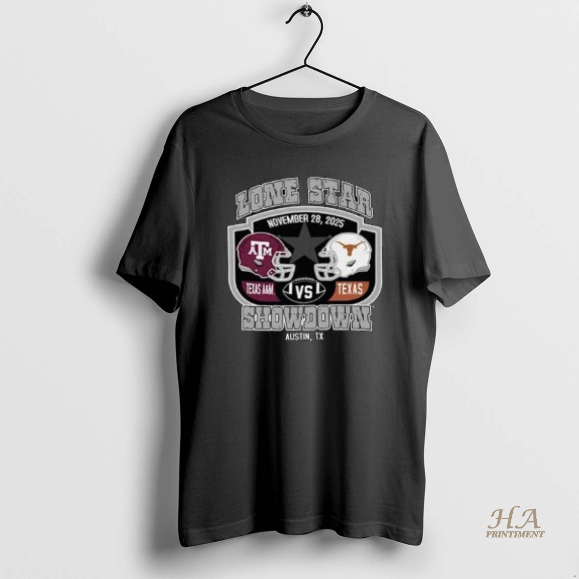 Official Texas Am Aggies Vs Texas Longhorns Lone Star Showdown November 28 2025 Circle Black T-Shirts, Hoodie, Sweatshirt