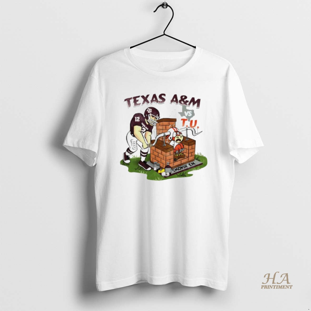 Official Texas Am Vs Tu Smokin Em T-Shirts, Hoodie, Sweatshirt | InkNestWear.com