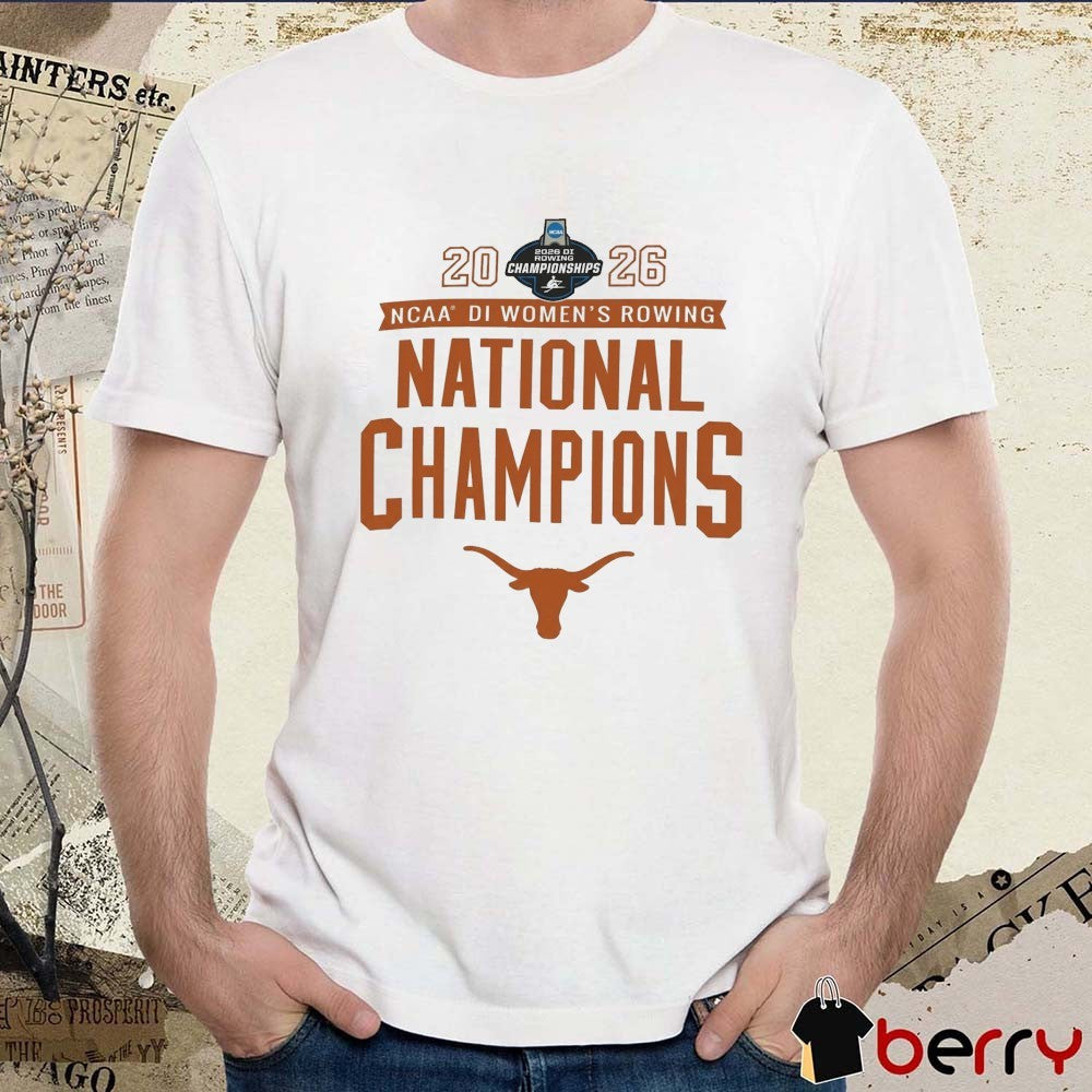 Texas Longhorns 2026 NCAA DI Women’s Rowing National Champions t-shirt