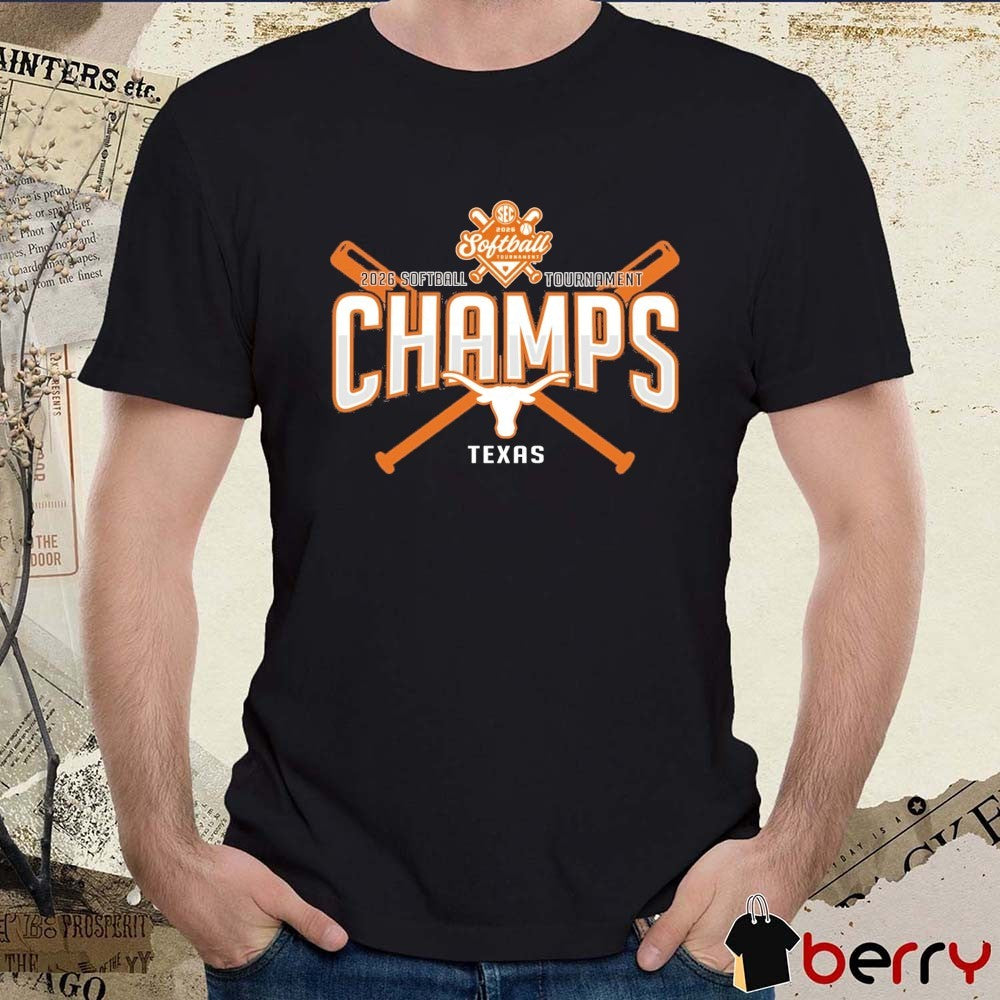 Texas Longhorns 2026 NCAA SEC Softball Tournament Champions Locker Room t-shirt