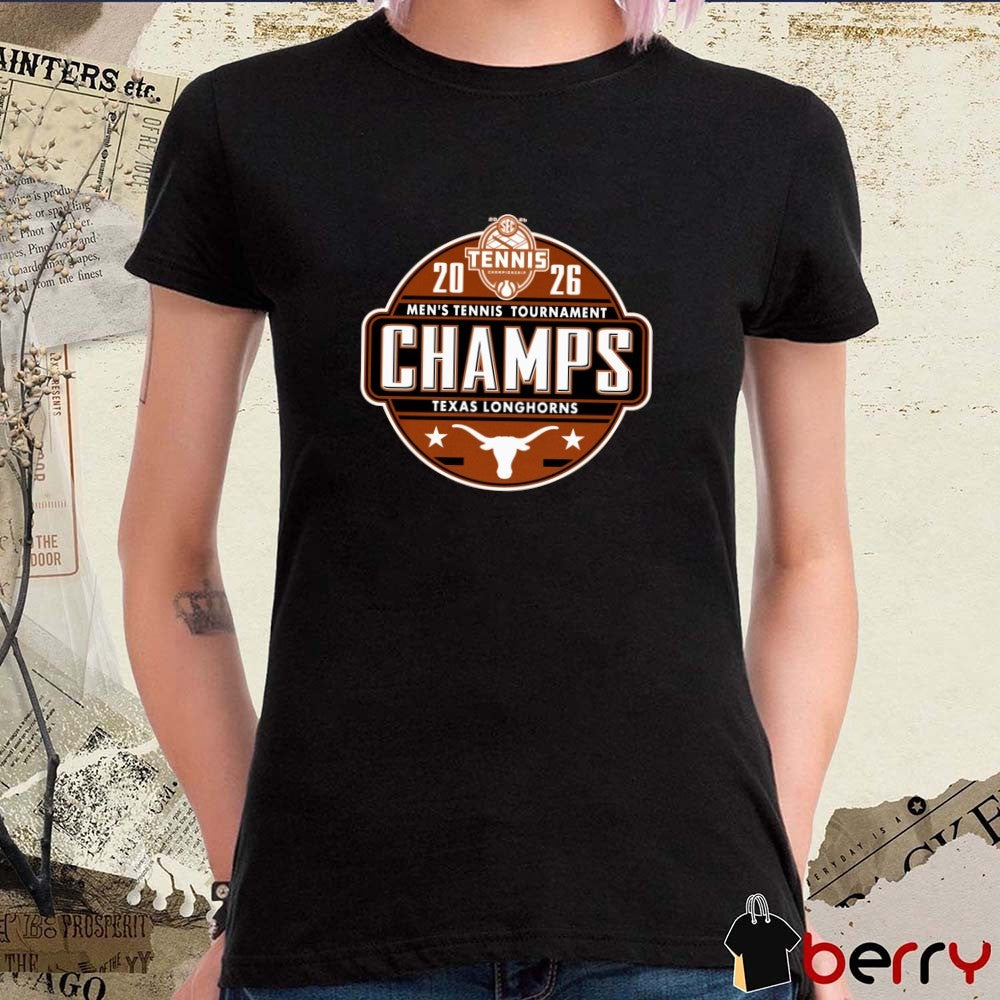 Texas Longhorns 2026 SEC Men’s Tennis Tournament Champions Locker Room t-shirt