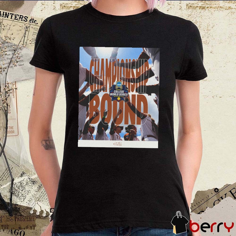 Texas Longhorns softball 2026 NCAA College World Series Championship Bound Poster t-shirt