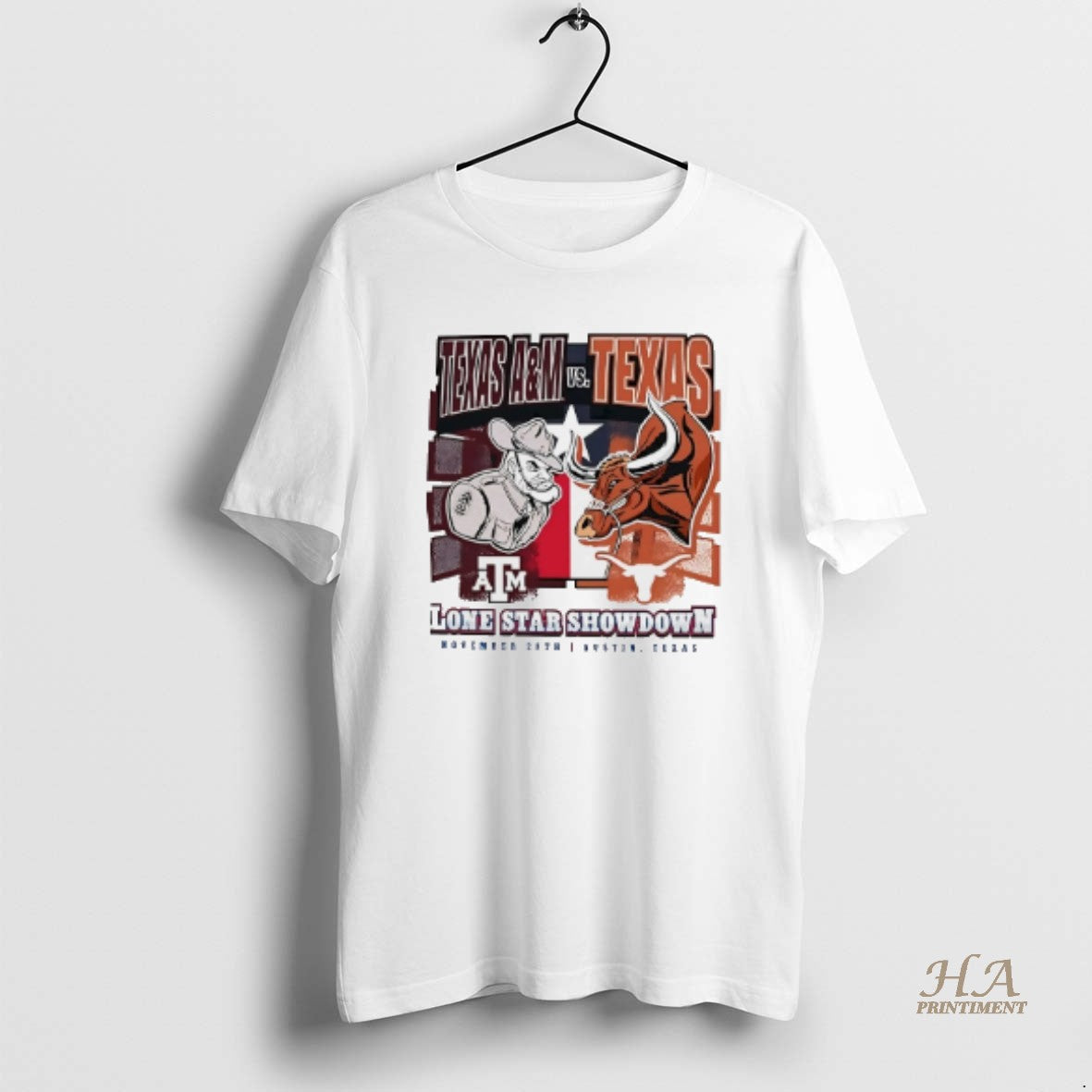 Official Texas Longhorns Vs Texas Am 2025 Lone Star Showdown Mascot T-Shirts, Hoodie, Sweatshirt | InkNestWear.com