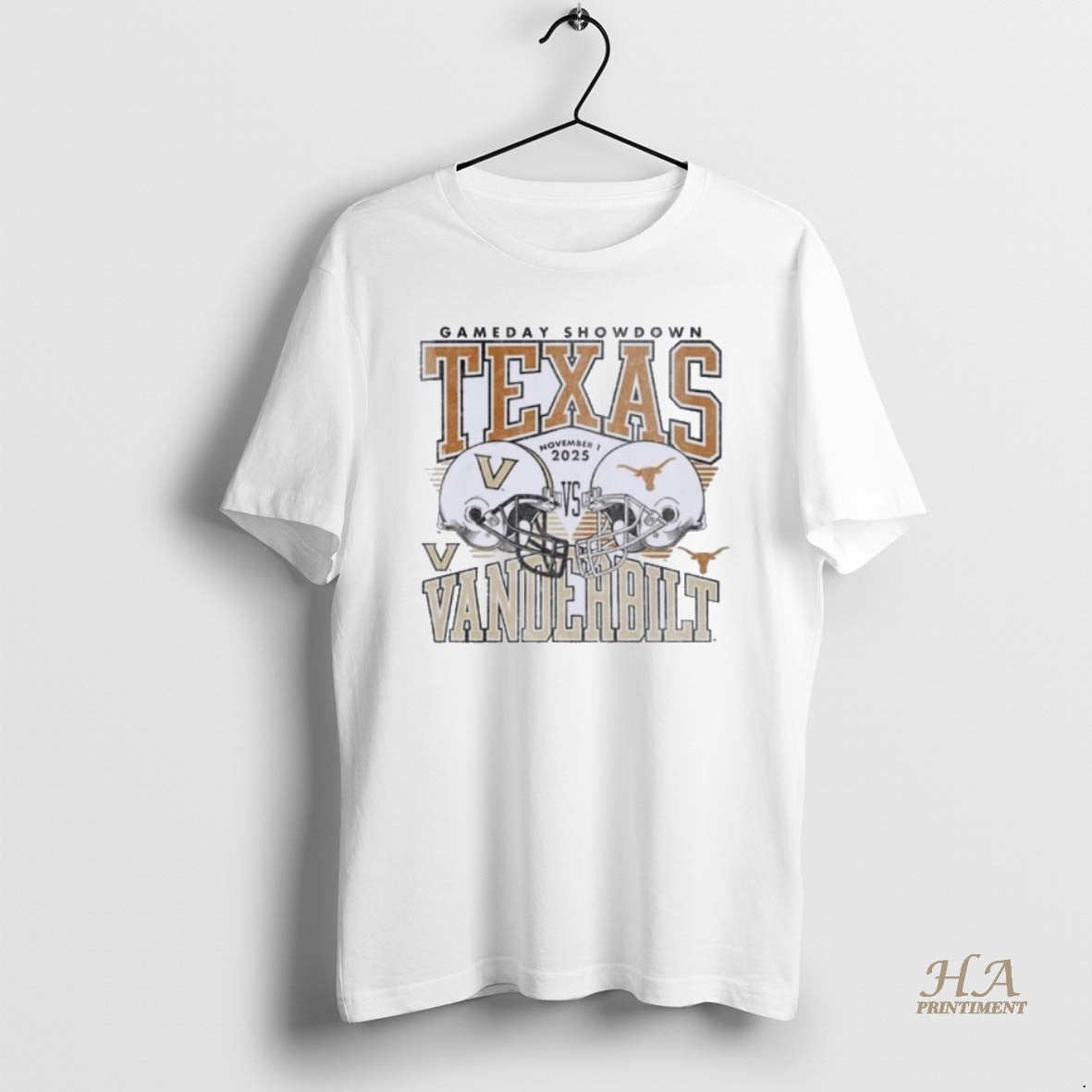 Official Texas Longhorns Vs Vanderbilt Commodores 2025 Gameday Showdown T-Shirts, Hoodie, Sweatshirt | InkNestWear.com