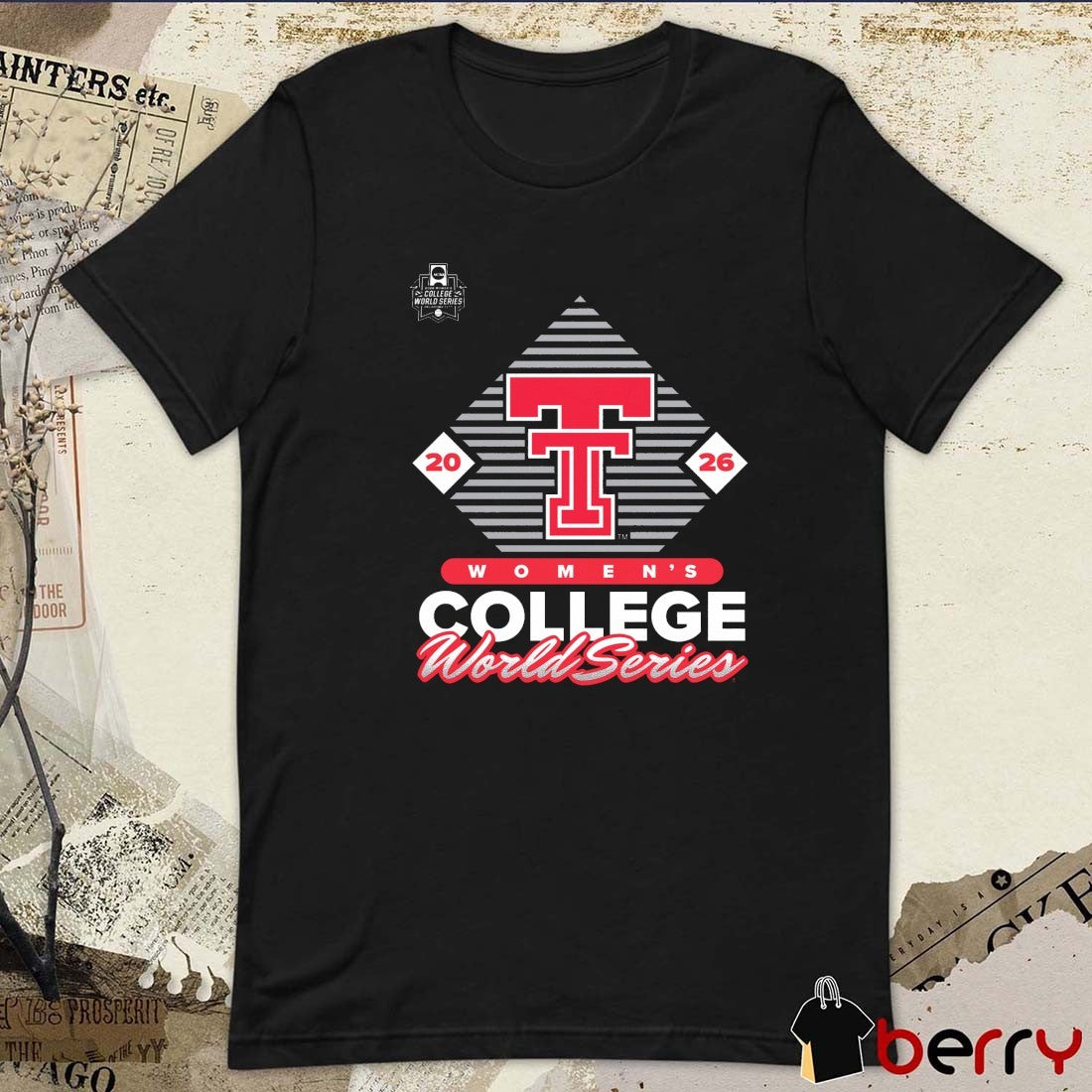 Texas Tech Red Raiders 2026 NCAA Softball Women’s College World Series Scoring Title t-shirt