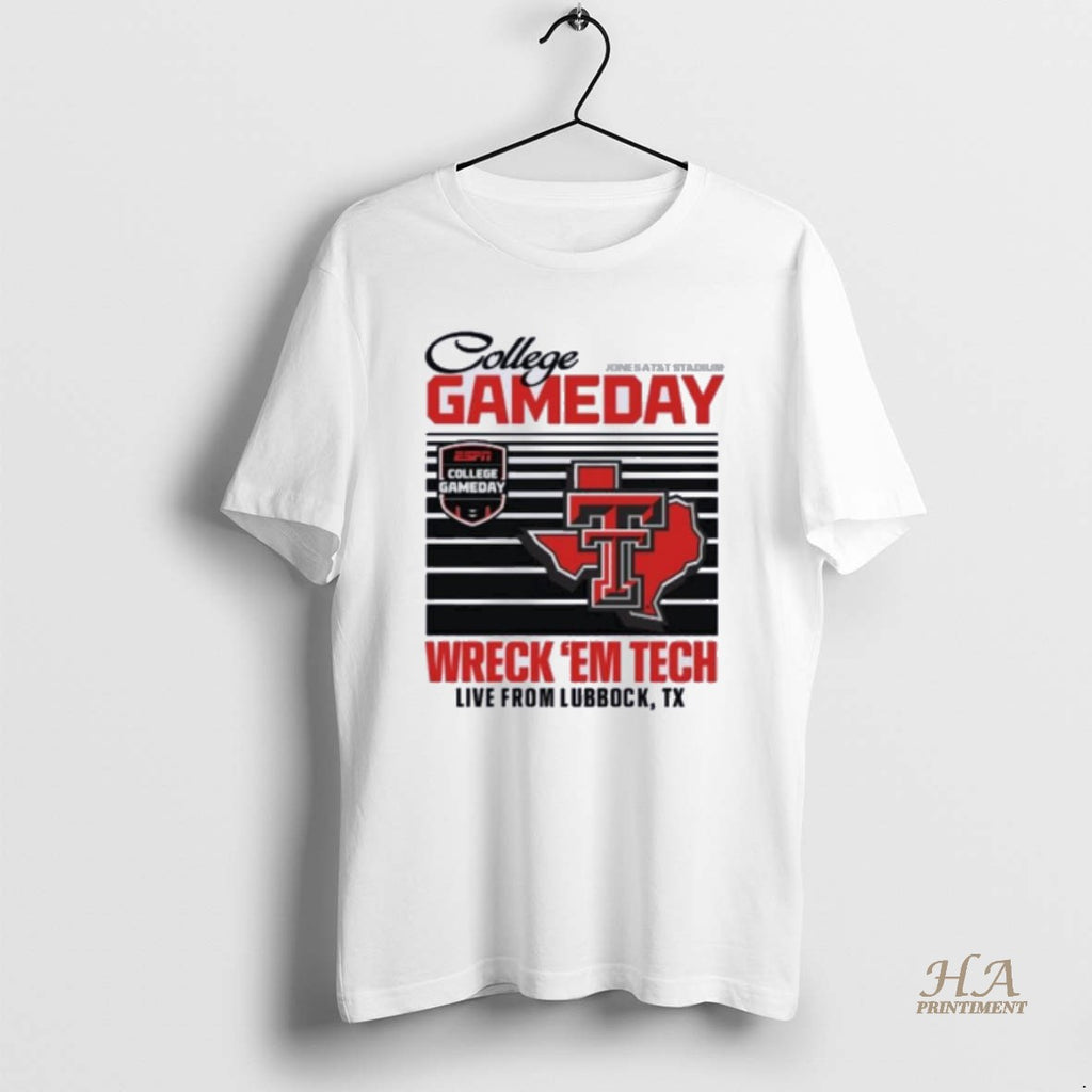 Official Texas Tech Red Raiders College Gameday Wreck Em Live From Lubbock Tx T-Shirts, Hoodie, Sweatshirt | InkNestWear.com