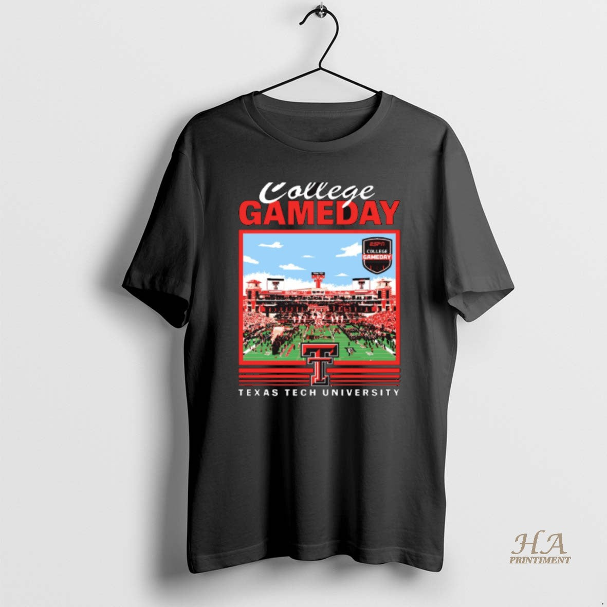 Official Texas Tech Red Raiders Espn 2025 College Gameday Stadium Texas Tech University T-Shirts, Hoodie, Sweatshirt