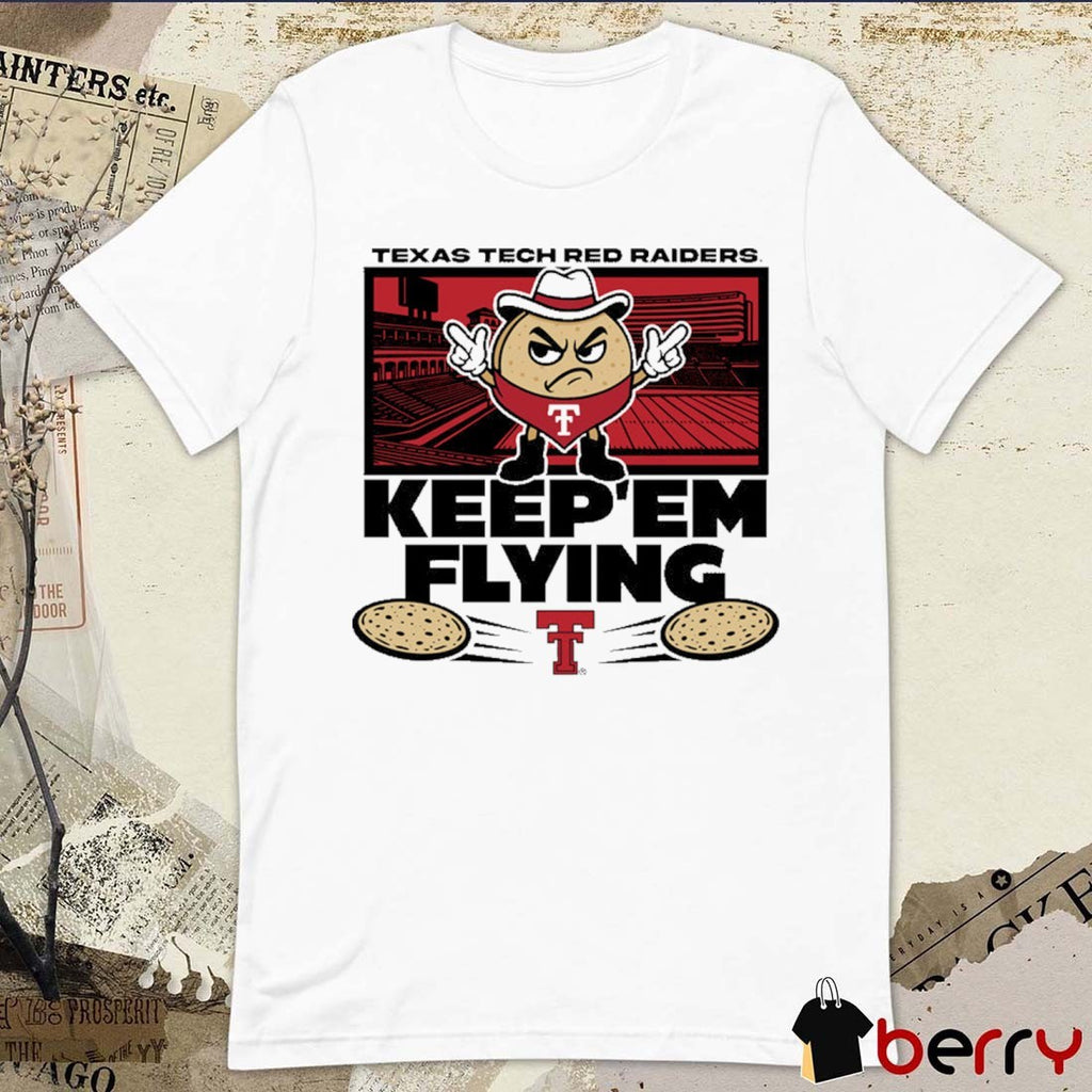 Texas Tech Red Raiders Football El Tortillo Keep ‘Em Flying Mascot t-shirt