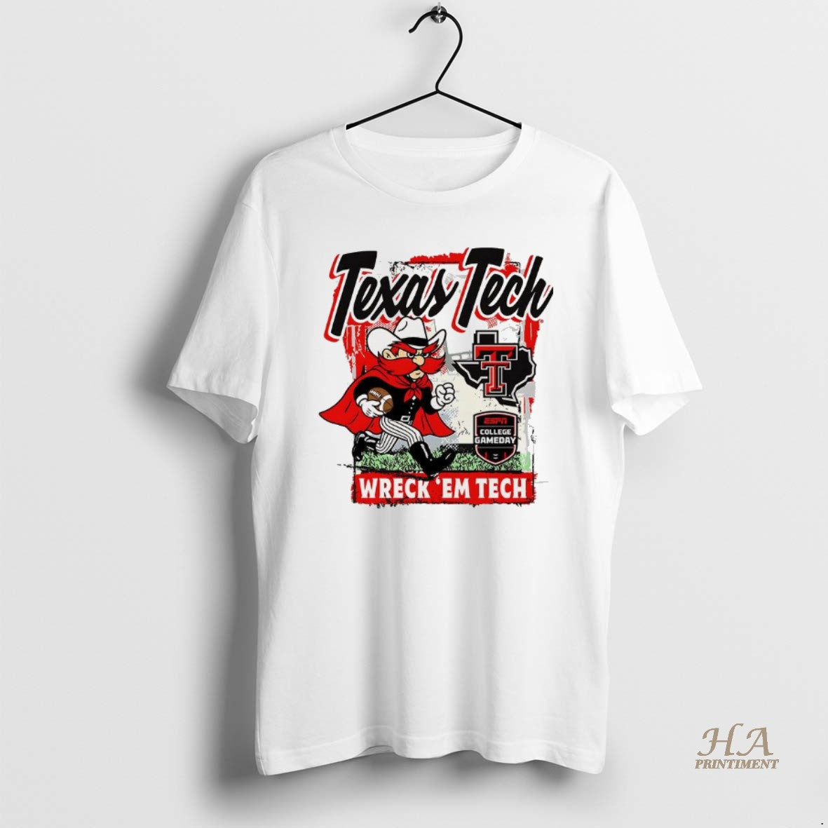 Official Texas Tech Red Raiders Football College Gameday Wreck Em Mascot T-Shirts, Hoodie, Sweatshirt | InkNestWear.com