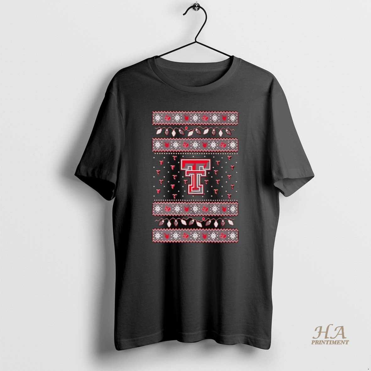 Official Texas Tech Red Raiders Ugly Christmas Light T-Shirts, Hoodie, Sweatshirt | InkNestWear.com