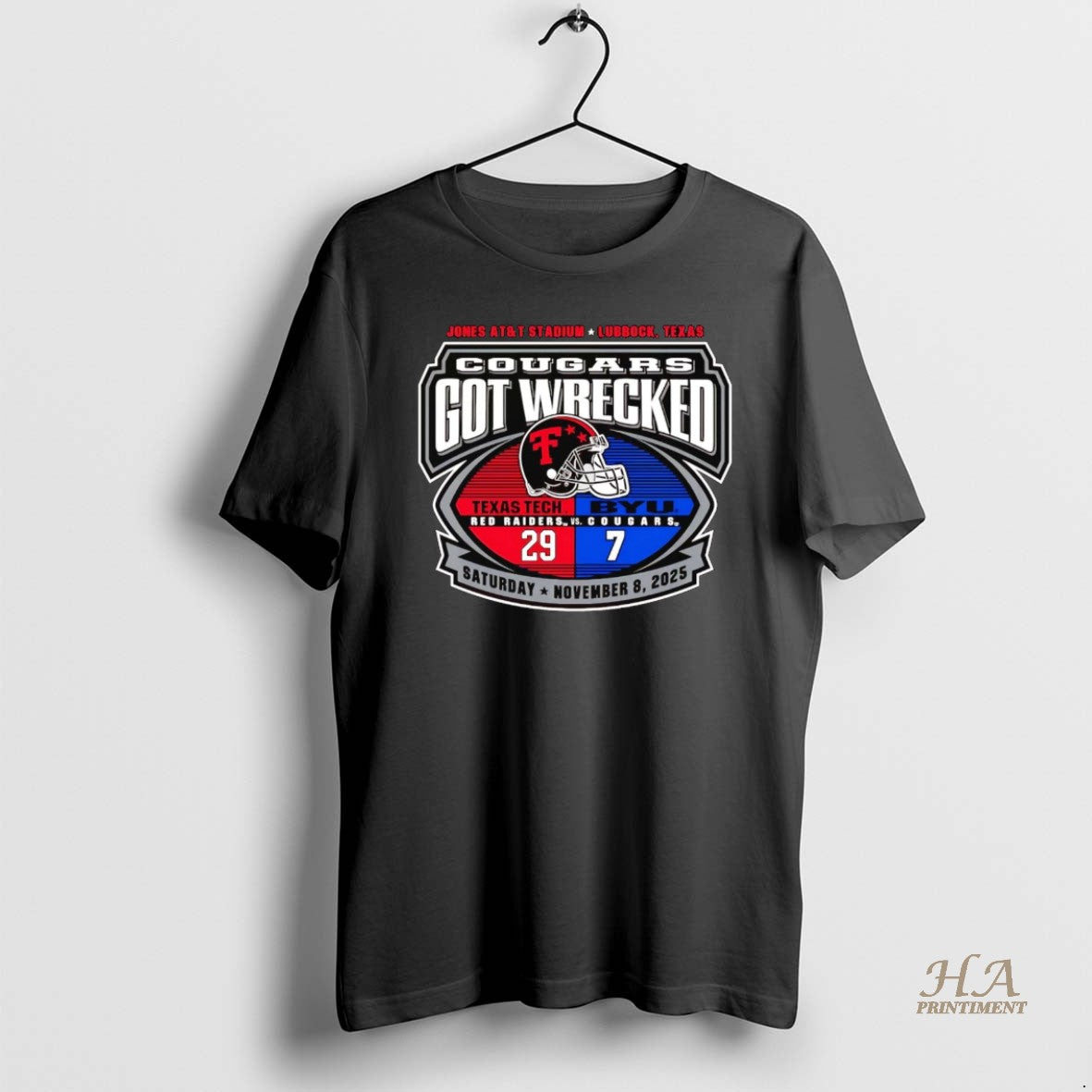 Official Texas Tech Red Raiders Vs Byu Cougars Got Wrecked 2025 T-Shirts, Hoodie, Sweatshirt | InkNestWear.com