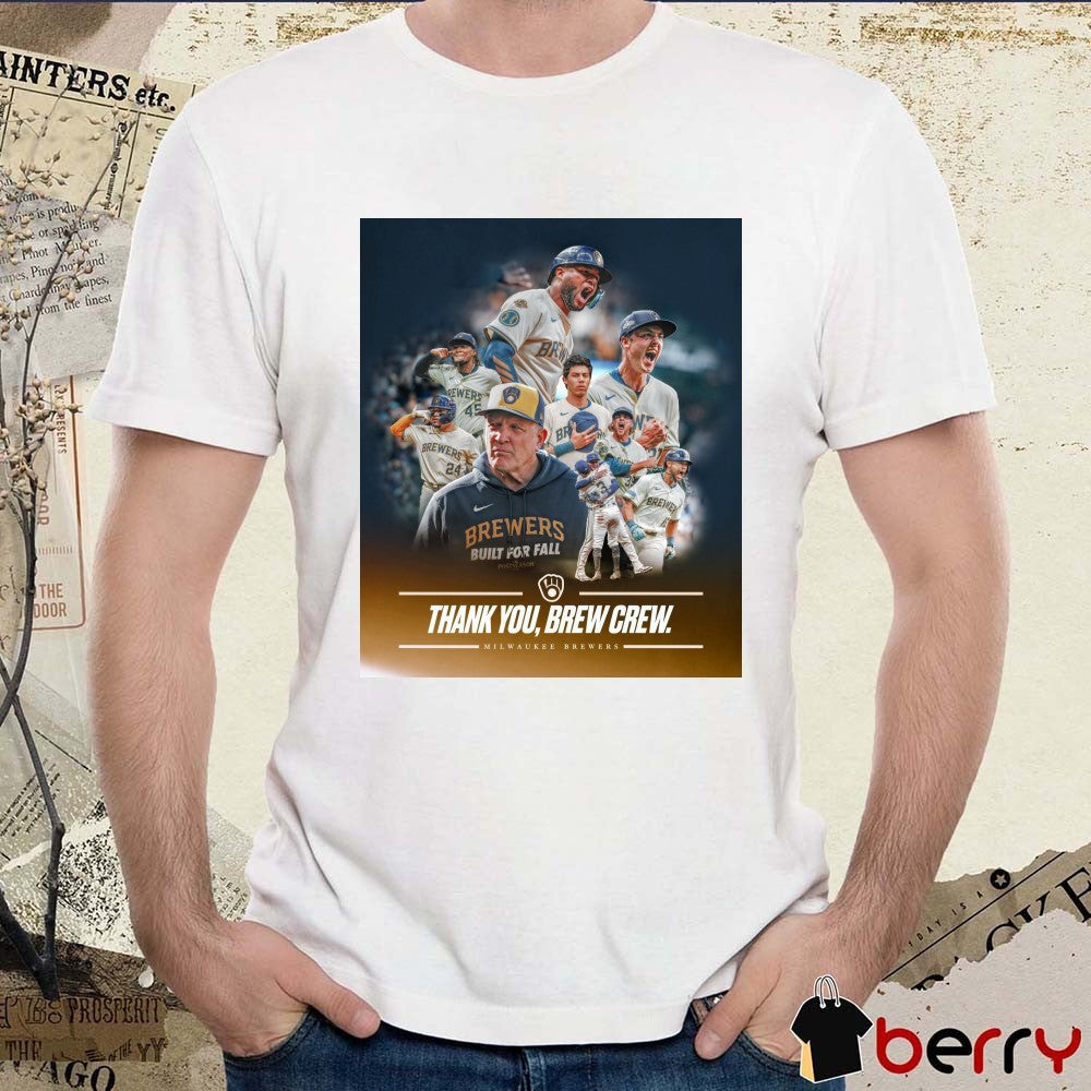 Thank you, Brew Crew Milwaukee Brewers MLB 2025 Was Special Poster t-shirt