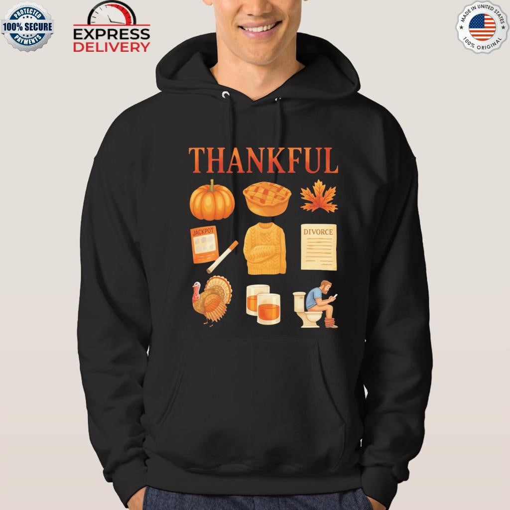 Thankful Thanksgiving Doodles Shirt