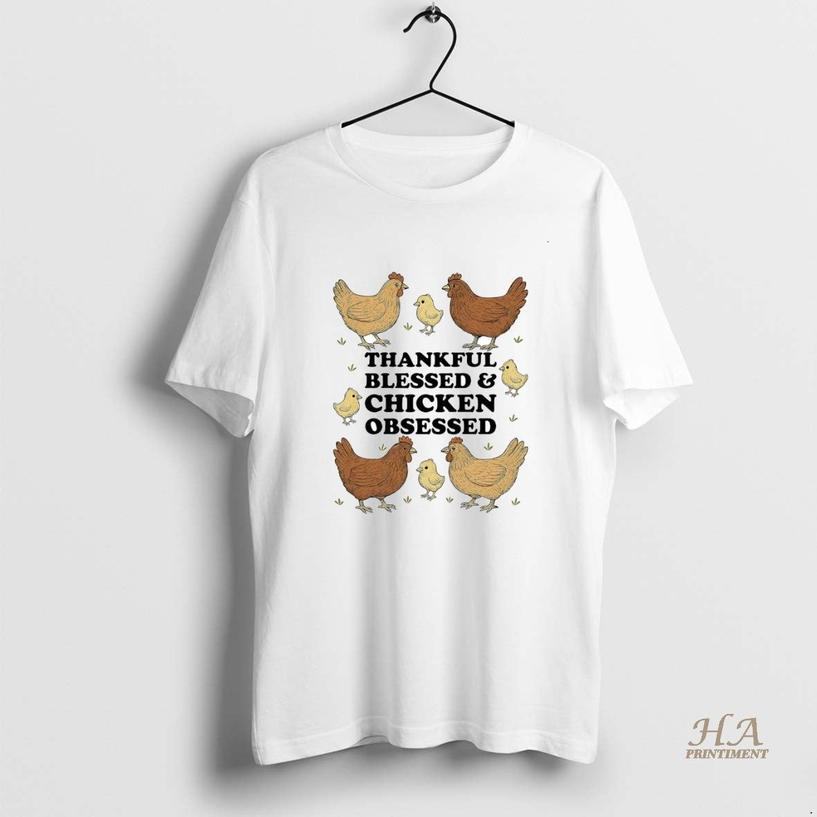 Official Thankful Blessed And Chicken Obsessed Thanksgiving T-Shirts, Hoodie, Sweatshirt | InkNestWear.com