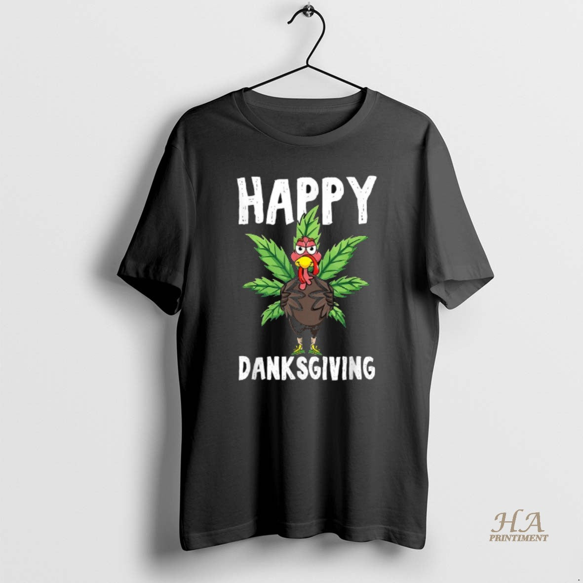 Official Thanksgiving Weed Happy Danksgiving Turkey Cannabis T-Shirts, Hoodie, Sweatshirt | InkNestWear.com