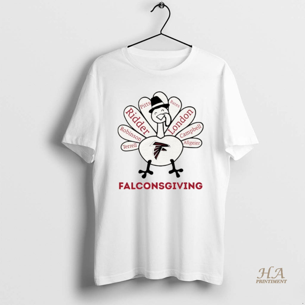 Official Thanksgiving With Atlanta Falcons Heroes T-Shirts, Hoodie, Sweatshirt | InkNestWear.com