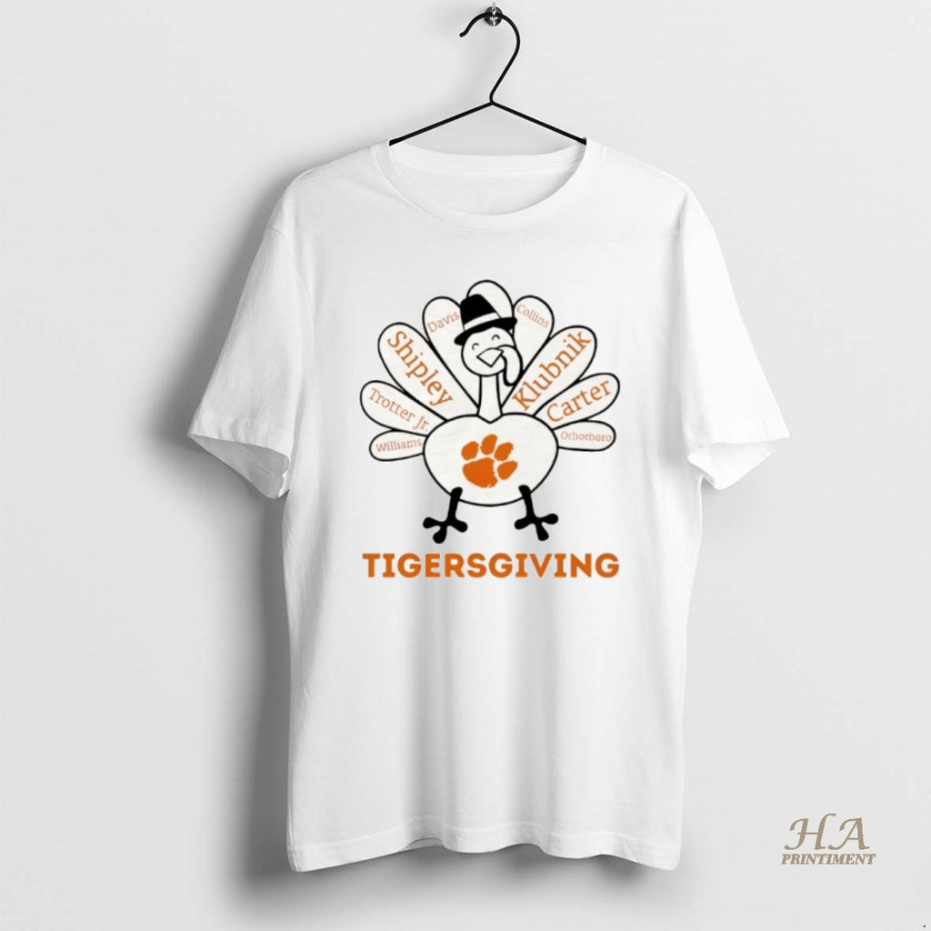 Official Thanksgiving With Clemson Tigers Heroes T-Shirts, Hoodie, Sweatshirt | InkNestWear.com